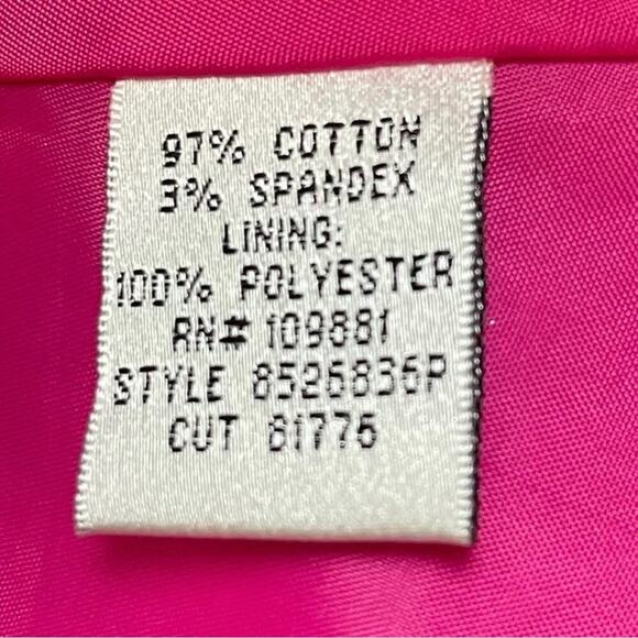 DONNA RICCO ~ Black Dress with Bold Floral Print ~ Wide Waistband ~ Size 4P - Picture 7 of 10